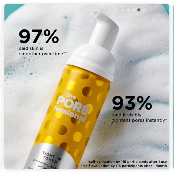 Benefit Cosmetics The POREfessional Tight ’n Toned Pore-Refining AHA+PHA Toner - Picture 3 of 5